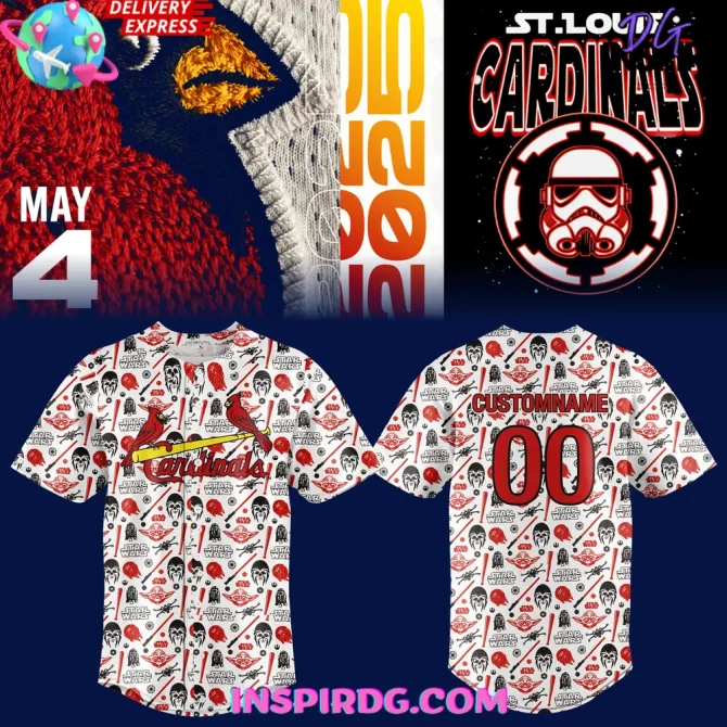 St. Louis Cardinals Mlb X Star Wars Night 2025 Monogram Jersey