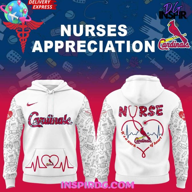 St.Louis Cardinals Nurses Appreciation 2025 All Over Print Hoodie