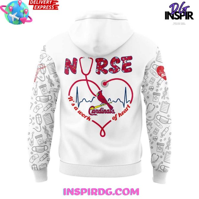 St.Louis Cardinals Nurses Appreciation 2025 All Over Print Hoodie - Image 3