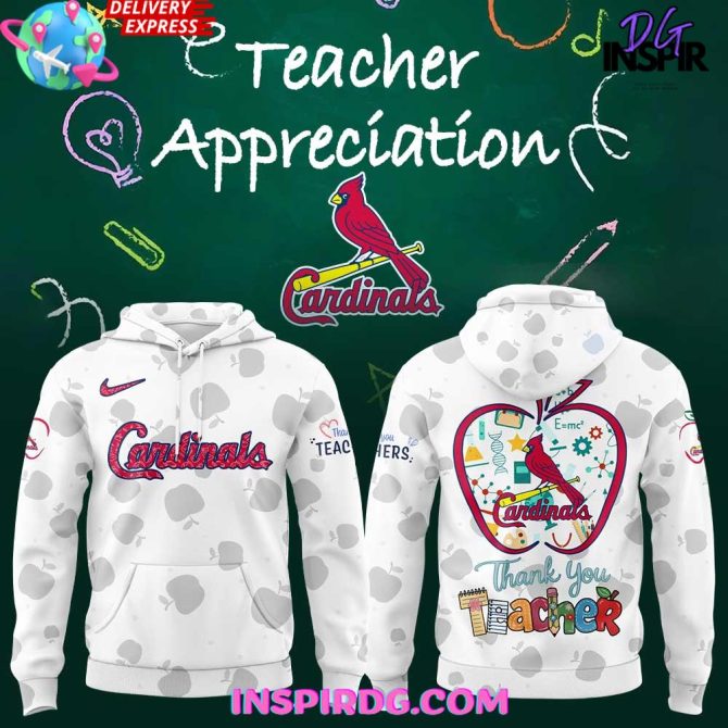 St.Louis Cardinals Teacher Appreciation Night 2025 All Over Print Hoodie