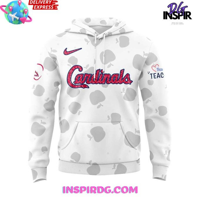 St.Louis Cardinals Teacher Appreciation Night 2025 All Over Print Hoodie - Image 2