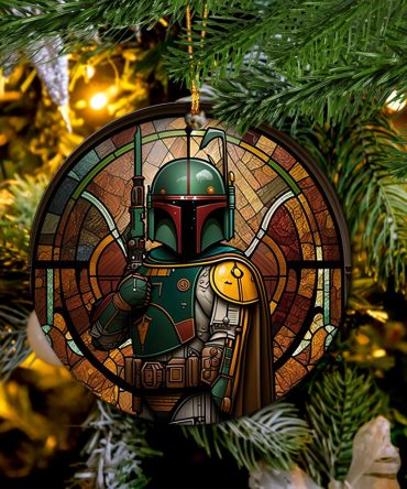 Boba Fett Mica Ornament Perfect Gift For Holiday