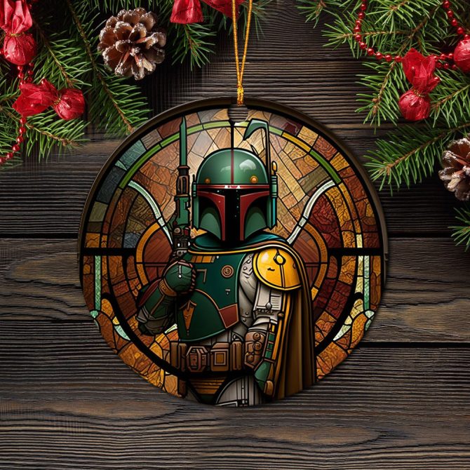 Boba Fett Mica Ornament Perfect Gift For Holiday - Image 2