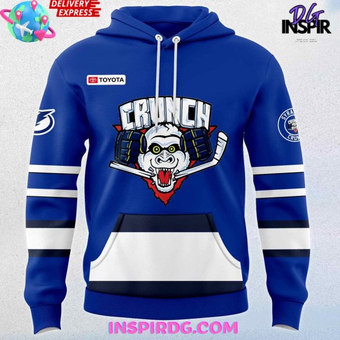 Syracuse Crunch Jack Finley Reverse Retro 2025 All Over Print Hoodie - Image 2