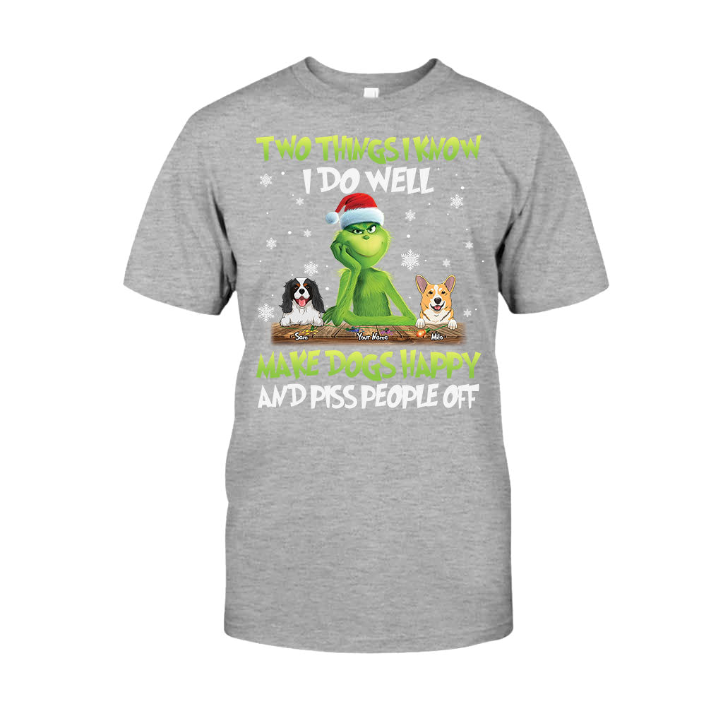 Two Things I Know - Personalized Stole Christmas T-Shirt And Hoodie Grinch T Shirt And Hoodie, Tee And Hoodie, Tshirt And Hoodie - Image 2