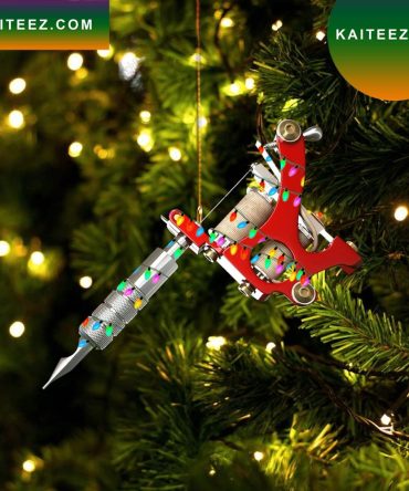 Tattoo Machine Led Lights Christmas Ornament