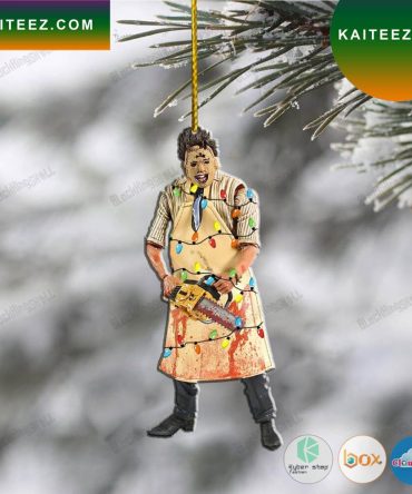 The Chainsaw Movie Led Lights Christmas Ornament