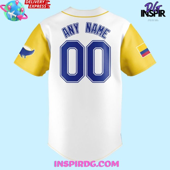 Tampa Bay Rays Colombian Heritage Night 2025 Baseball Jersey - Image 3