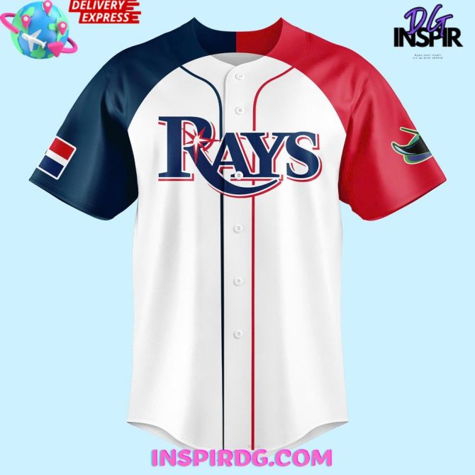Tampa Bay Rays Dominican Heritage Night 2025 Baseball Jersey - Image 2