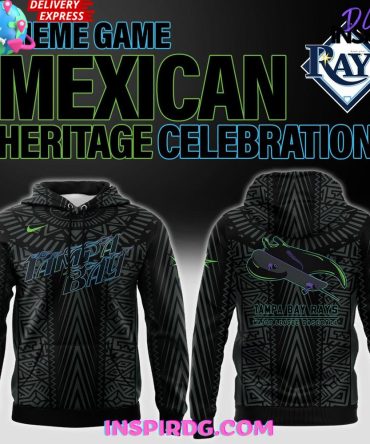 Tampa Bay Rays Mexican Heritage Celebration 2025 All Over Print Hoodie