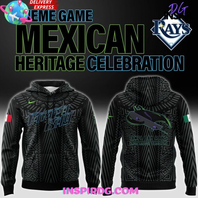 Tampa Bay Rays Mexican Heritage Celebration 2025 All Over Print Hoodie