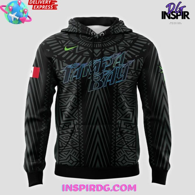 Tampa Bay Rays Mexican Heritage Celebration 2025 All Over Print Hoodie - Image 2