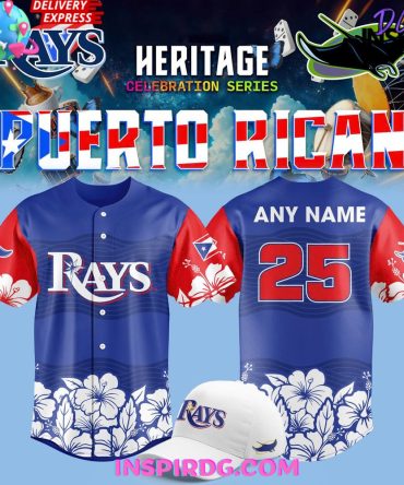 Tampa Bay Rays Puerto Rican Heritage Night 2025 Baseball Jersey