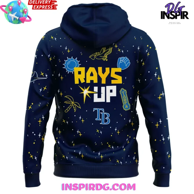 Tampa Bay Rays Up 2025 Nike All Over Print Hoodie - Image 3