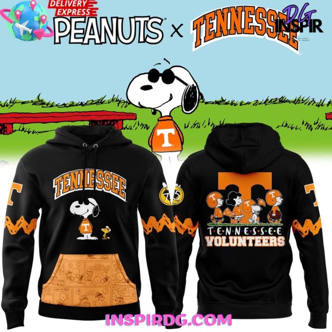 Tennessee Football X Peanuts Night 2025 Hoodie Special Edition