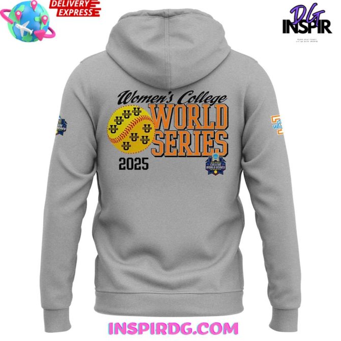 Tennessee Lady Volunteers 2025 Women’S College World Series Official All Over Print Hoodie - Image 3