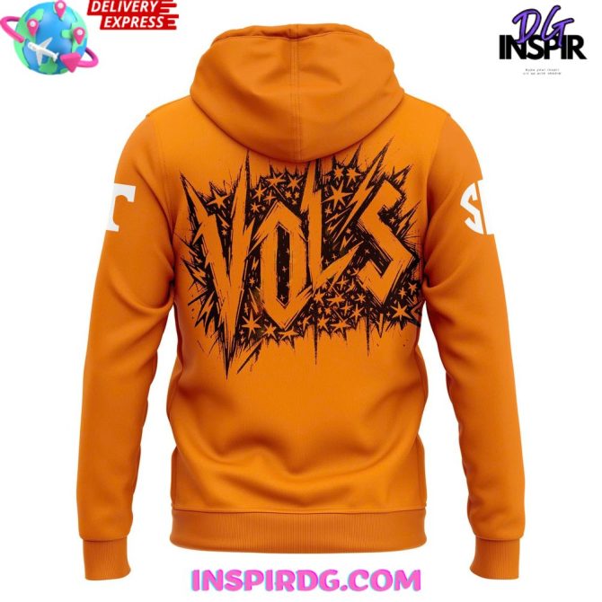 Tennessee Volunteers Checkerboard Burst Nike Special Edition All Over Print Hoodie - Image 3