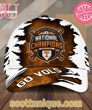 Tennessee Volunteers National Champions 2024 Ncaa Baseball Classic Cap