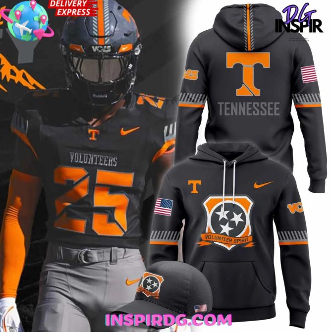Tennessee Volunteers Spirit 2025 Smokey All Over Print Hoodie