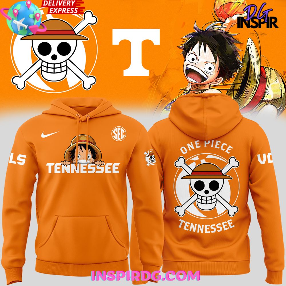 Tennessee Volunteers X One Piece Special All Over Print Hoodie, 3D Hoodie
