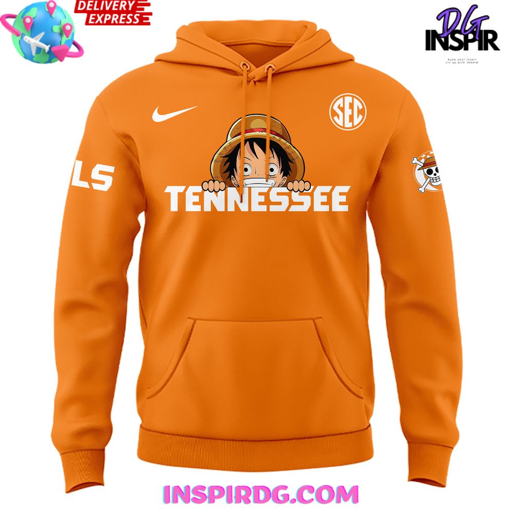 Tennessee Volunteers X One Piece Special All Over Print Hoodie, 3D Hoodie - Image 2