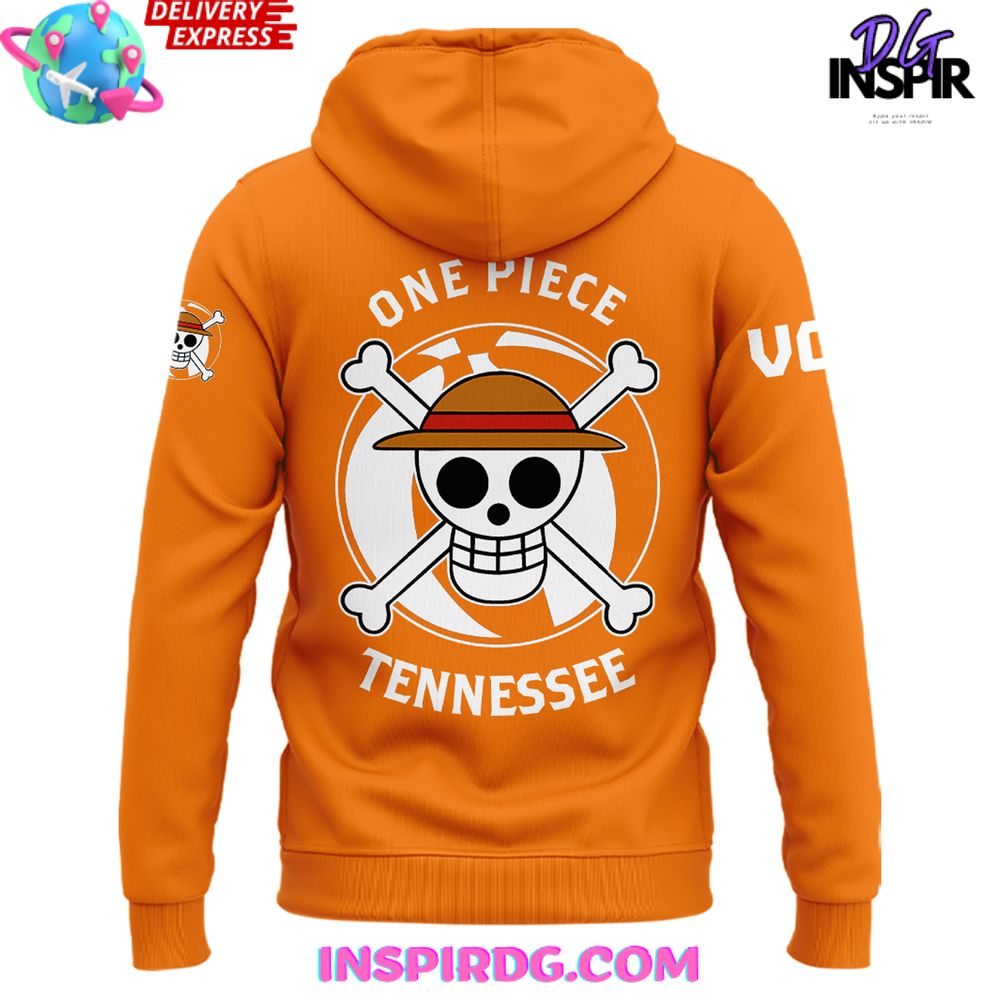 Tennessee Volunteers X One Piece Special All Over Print Hoodie, 3D Hoodie - Image 3