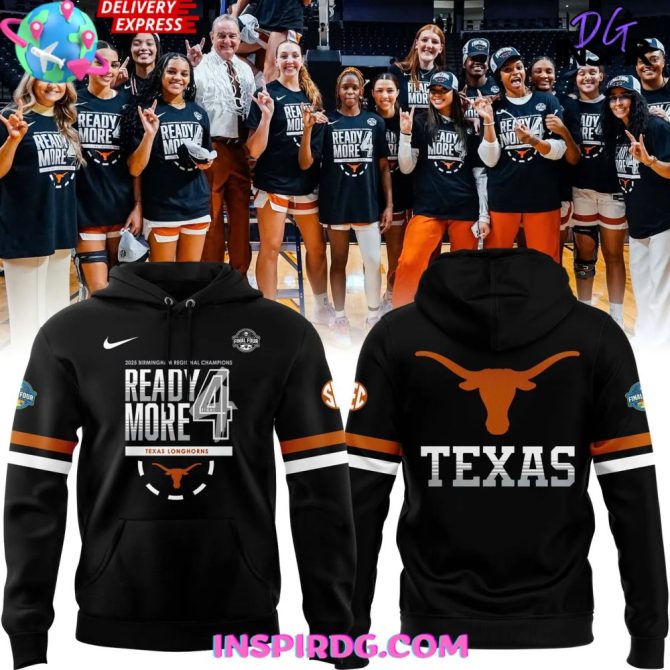 Texas Longhorns 2025 Ncaa Final Four Regional Champions Locker Room All Over Print Hoodie