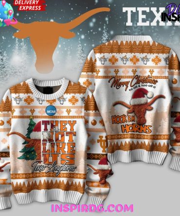 Texas Longhorns Christmas Knitted Ugly Ugly Christmas Sweater