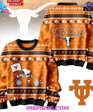 Texas Longhorns X Snoopy Special Edition Ugly Christmas Sweater