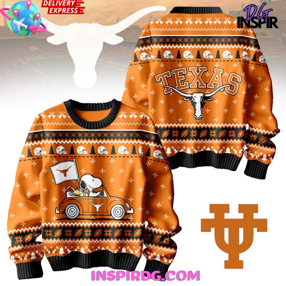 Texas Longhorns X Snoopy Special Edition Ugly Christmas Sweater