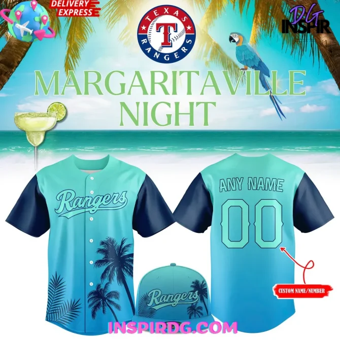 Texas Rangers Margaritaville Night 2025 Baseball Jersey