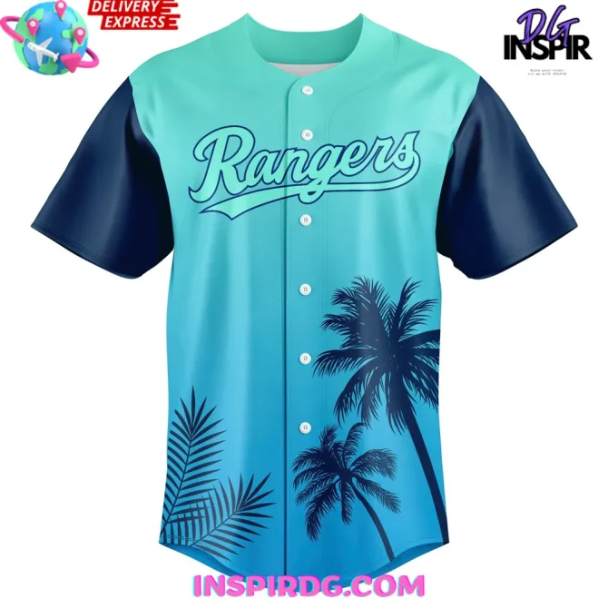 Texas Rangers Margaritaville Night 2025 Baseball Jersey - Image 2
