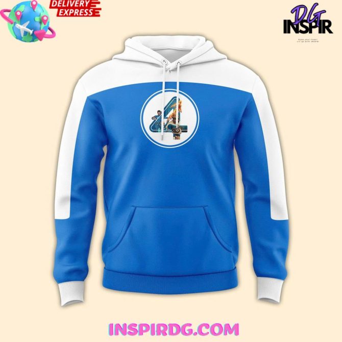 The Fantastic Four First Step 2025 Official All Over Print Hoodie - Image 2