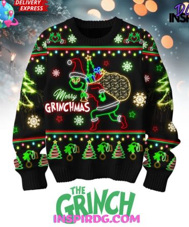 The Grinch Merry Christmas Light Special Ugly Christmas Sweater