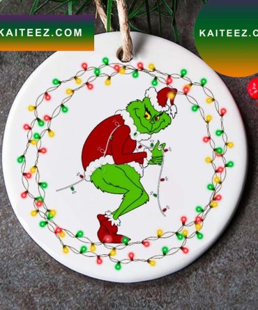 The Grinch Stink Stank Stunk  Christmas Grinch Decorations Outdoor Ornament