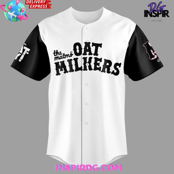 The Miami Oat Milkers Custom Baseball Jersey - Image 2