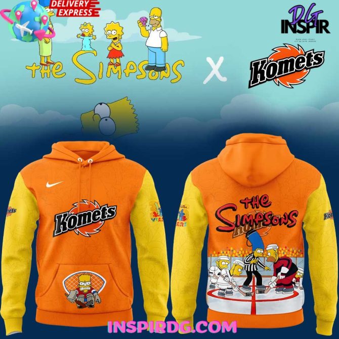 The Simpsons X Fort Wayne Komets Special All Over Print Hoodie