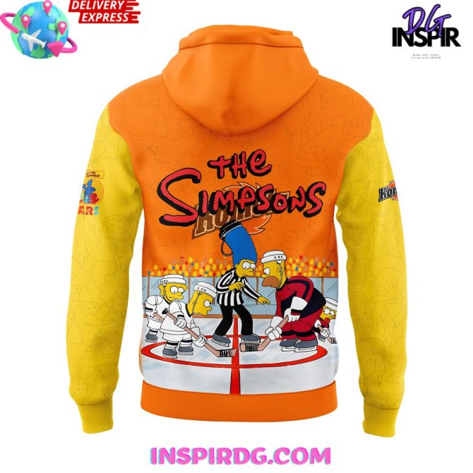 The Simpsons X Fort Wayne Komets Special All Over Print Hoodie - Image 3