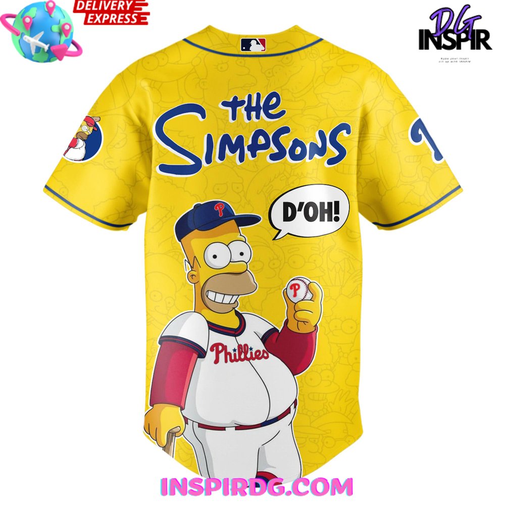 The Simpsons X Philadelphia Phillies Limited Jersey - Image 3