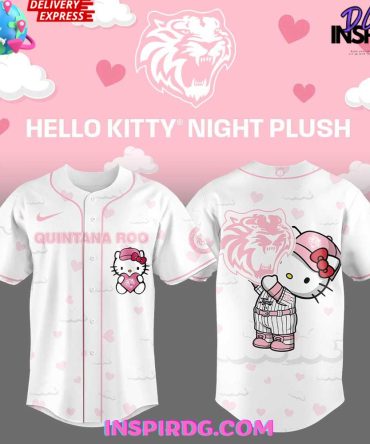 Tigres De Quintana Hello Kitty Night Plush 2025 All Over Print Hoodie