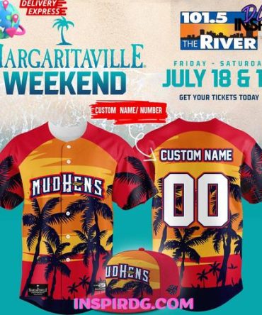 Toledo Mud Hens Margaritaville 2025 Baseball Jersey