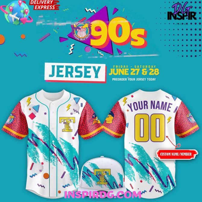 Toledo Mud Hens Throwback 90S Weekend Special Baseball Jersey