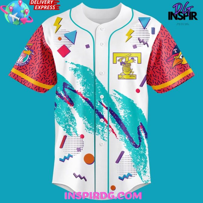 Toledo Mud Hens Throwback 90S Weekend Special Baseball Jersey - Image 2