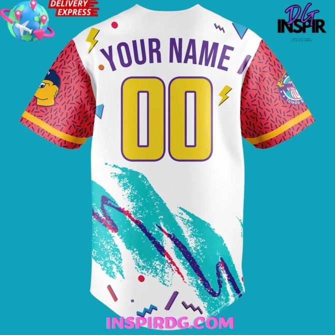 Toledo Mud Hens Throwback 90S Weekend Special Baseball Jersey - Image 3