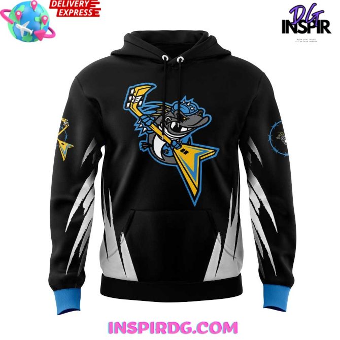 Toledo Walleye Rock The Rink Night 2025 All Over Print Hoodie - Image 2