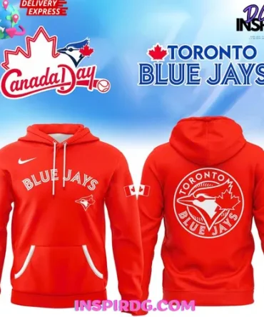 Toronto Blue Jays Canada Day 2025 All Over Print Hoodie