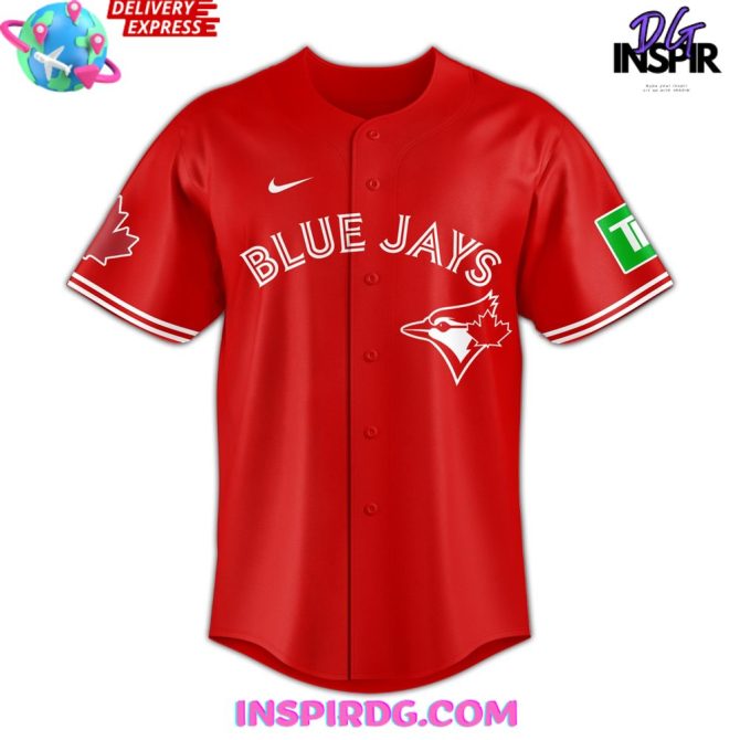Toronto Blue Jays Canada Day Baseball Jersey - Image 2