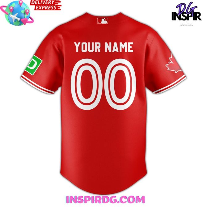 Toronto Blue Jays Canada Day Baseball Jersey - Image 3