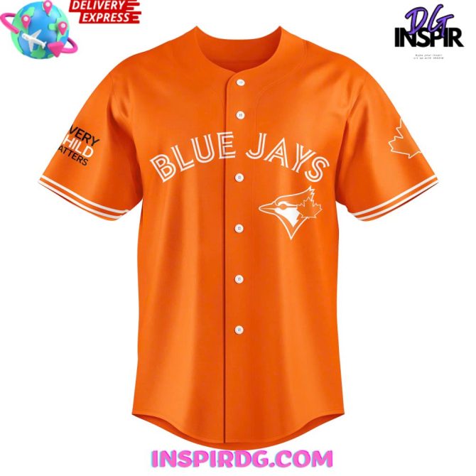 Toronto Blue Jays Every Child Matters 2024 Custom Baseball Jersey - Image 2