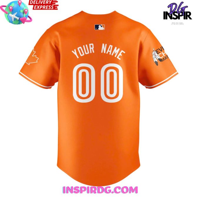 Toronto Blue Jays Every Child Matters 2024 Custom Baseball Jersey - Image 3